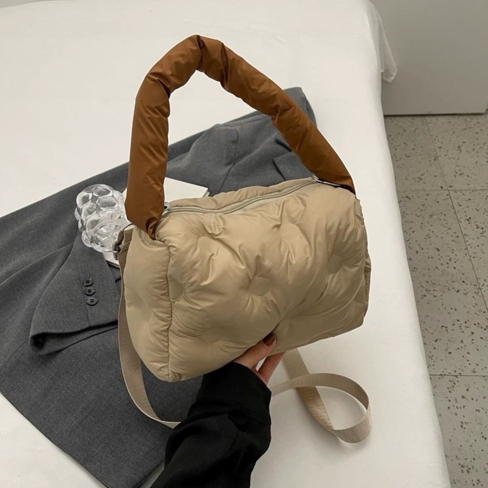 Stylish Tan and Cream Women's Bag
